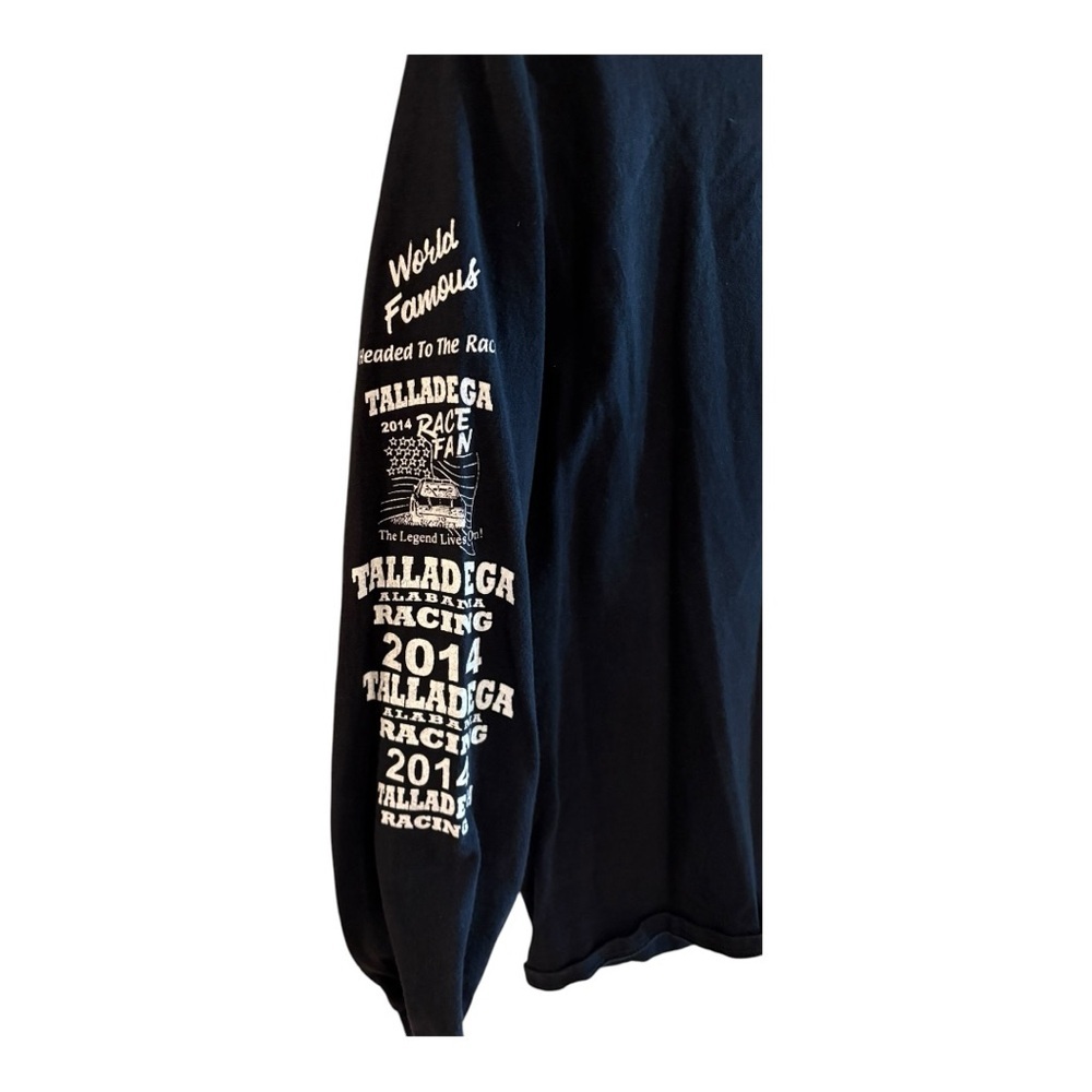 black long-sleeved shirt featuring a graphic related to Talladega Superspeedway - Picture 4 of 4